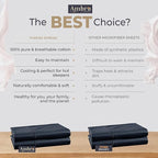 Ultra Soft Pillow Protectors 400TC Set of 2 Breathable Pillow Covers 100% Protection Against Stains, Dust & Dirt - Machine Washable