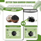Activated Charcoal Odor Absorber, Odor Eliminator for Strong Odor,Coconut Shell Charcoal Air Purifying Bags for Home Car Closet Pet, Smoke Room Deodorizer