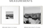 HAUS AND HUES White Square Frames Set of 3-8x8