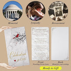 Memorial Lantern, Sympathy Gifts for Loss of Mom/Dad/Loved One, Bereavement Gifts, in Memory of Loved One Lantern,Celebration of Life, Memorial Gifts, Funeral Lantern,Because we Love is in Heaven