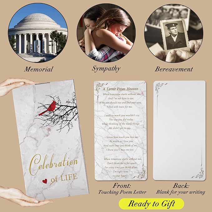 Memorial Lantern, Sympathy Gifts for Loss of Mom/Dad/Loved One, Bereavement Gifts, in Memory of Loved One Lantern,Celebration of Life, Memorial Gifts, Funeral Lantern,Those WE Love Don't GO Away