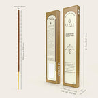 Coconut Incense Sticks, Organic Hand Dipped Incense, Natural Herbs & Aromatic Ingredients, Contain 40 Sticks Inside, Burn Time 45-60 Min, Spiritual Gifts, Incense by Karma Pledge