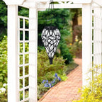 SUNNYPARK Outdoor Plastic Solar Hanging Lantern, 15 Multi Color LEDs Twinkle Effect Tear-Shaped Hanging Lantern Decor Garden Decorative Solar Lights for Backyard, Patio and Lawn