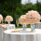 200 PCS Teal Vase Fillers, Pearls Bead for Centerpieces Vases, 10/14/20 MM No Hole Beads, Fake Pearls for Wedding Birthday Anniversary Theme Party Table Centerpieces Decor