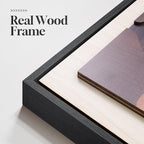 Framed Textured Wood 3D Wall Art for Living Room, Large Boho Tropical Brown Artwork for Walls, 3 Piece Farmhouse Botanical Leaf Wood 3D Textured Wall Art Decor for Office Bedroom Hallway, 24x36 Inch