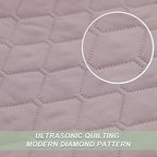 Exclusivo Mezcla Reversible California King Size Quilt Bedding Set with Pillow Shams, Lightweight Quilts Cal King Size, Soft Bedspreads Bed Coverlets for All Seasons - (Lilac Ash, 112"x104")