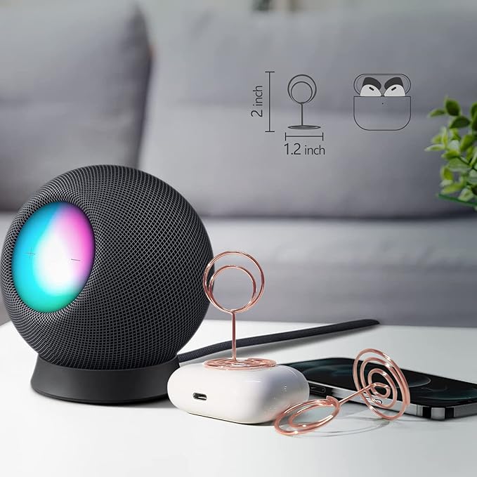 Table Number Holders 20Pcs - 2 Inch Mini Place Card Holder Short Table Number Stands for Wedding Party Graduation Reception Restaurant Home Centerpiece Decorations Office Memo (Rose Gold)