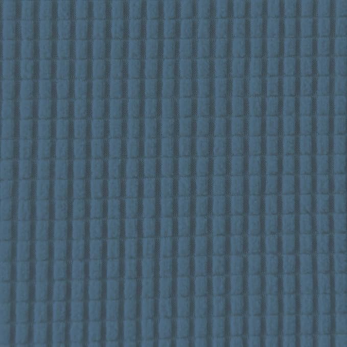 Easy-Going 6 Pieces Recliner Loveseat Stretch Sofa Slipcover Sofa Cover Furniture Protector Couch Soft with Elastic Bottom Kids, Spandex Jacquard Fabric Small Checks Bluestone