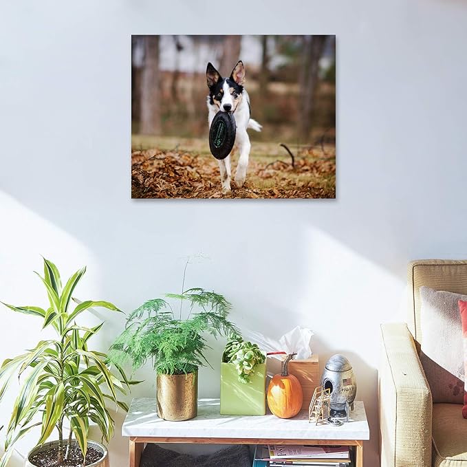 Personalized Photo to Canvas Print - Canvas Prints With Your Photos on Custom Wall Art for Bedroom, Living Room, Wedding Baby Pet Family Picture Framed Wall Art (10" W x 8" H)