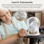 Fall Indoor Decor Angel Statue, Healing Angel Figurines for Women, Thanksgiving Gift Ideas,Resin Angel Statue Music Snow Globe Cat Dog Pet Memorial Gifts, pet Loss Sympathy Gift