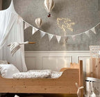 Decorative Hot Air Balloon Baby Shower Centerpieces - Nursery and Toddler Room Bedroom Decor - Home Decorations - Gold/Beige