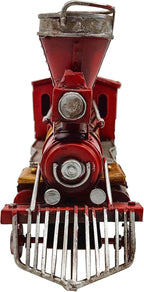 Berfutall-10'' Metal Classic Locomotive Collectible Model Train, Christmas Decor, Vintage Table Top Decor, Not a Toy