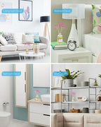 MIZZEO Reed Diffuser Set, Vanilla Dreams 6.76 fl oz Highly Scented Room Diffuser Home Fragrance Essential Oil Reed Flower Diffuser, House Bedroom Office Decor & Gifts