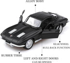 1/36 Scale 1963 Chevy Corvette Diecast Cars Models,Pull Back Vehicles Corvette Toy Cars,Cars Gifts for Boys Girls