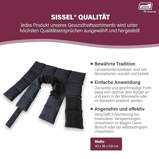 Sissel Linum Cervico, Provides Muscular Tension Relief, Contours to Fit Shoulders, Neck and Cervical Spine Perfectly, Provides Therapeutic Warmth, Easily Adjustable and Customizable