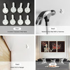 KAIRNE Gothic Skull Wall Art,Halloween Skeleton Canvas Set of 3(16”x24”),Scary Skull Painting,Horror Floral Botanical Prints,Romantic Spooky Halloween Wall Art for Living Room Bedroom Goth Party Decor