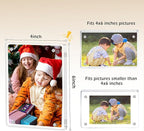 10 Pack Magnetic Picture Frames for Refrigerator 4x6, Acrylic Fridge Magnet Frame, Stylish Clear Framless Photo Frame for Home, Office, School Locker Display