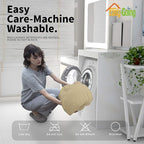 Easy-Going 8 Pieces Recliner Sofa Stretch Sofa Slipcover Sofa Cover Furniture Protector Couch Soft with Elastic Bottom Kids, Spandex Jacquard Fabric Small Checks Beige