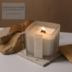 Luxury Aroma Gift Set | Peony Garden | Reed Diffuser (200ml), Wood Wick Soy Candle (200g), Room Spray (50ml) | Includes Dried Flowers & 8 Reeds | Home Fragrance Gift for Women & Home Décor