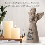 Cardinal Gifts for Women -6 inch Memorial Gift, Cardinal Decor,Sympathy Gifts for Loss of Loved One,Grief Gifts for Women, Resin Home Decor Sculpted Hand-Painted Angel Figurine