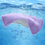 Cooling Comforter King Size, Double-Sided Cooling Blanket for Hot Sleepers & Night Sweats, Arc-Chill Q-Max > 0.4 Breathable Ice Blanket, Lightweight Cold Comforter (108''x90'', Purple)