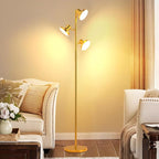 36W LED Tree Floor Lamp, Modern Dimmable Standing Lamp with Remote & Touch Control, 4 Color Temperatures, 3 Rotatable LED Light Floor Lamps for Living Room, Bedroom, Office