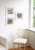 HAUS AND HUES 16x16 White Metal Picture Frames Matted to 12x12 - Features Premium Aluminum & Hanging Hardware, Shatterproof Plexiglass - Ideal for Home, Room, Office (16x16 in, White, Set of 3)