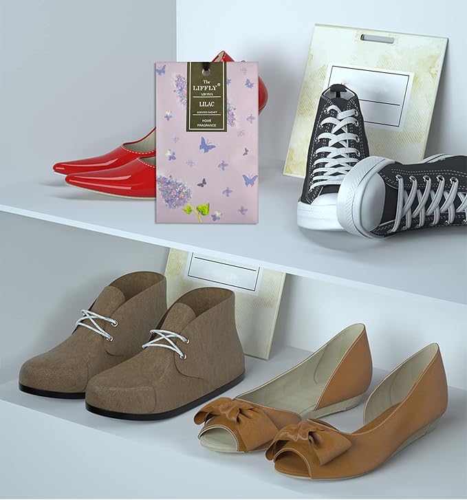 14 Packs Lilac Scented Sachets Bag for Drawers and Closets