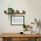 I Choose You To Do Life Sign Wall Decor 16X11 I Love You InchRomantic Marriage Art Wooden Framed Wall Hanging (Black)