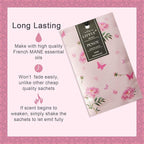 14 Packs Peony Scented Sachets for Drawers and Closets Gift