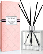 M&SENSE Rose & Sandalwood Reed Diffuser Set - 7.04 oz Velvet Rose Non-Toxic Scent Diffusers for Home Bathroom Shelf Decor, Aromatherapy Diffuser Gift for Girlfriend
