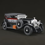 Model Car Kits Adults and Boys 1/24 Diecast Cars Phantom Generation Vintage Car Collectibles,Die Cast Metal Pull Back Cars with Lights and Sounds,Toy Cars for Boys Age 3-12（Black）