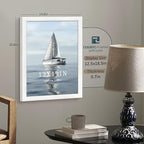 13x19 Picture Frame 3 pk, Textured White Solid Wood Poster Frame, HD Tempered Glass, Wall Gallery Frame