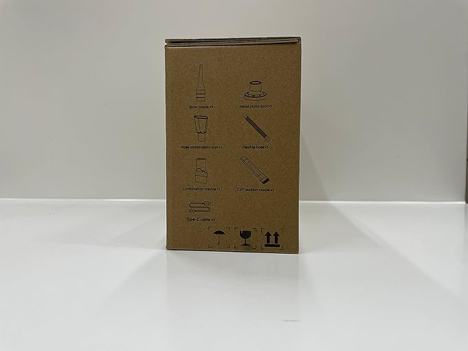 Brigii Crevice Vacuum, Handheld Vacuum & Air Duster & Hand Pump 3 in 1, Cordless Mini Vacuum, 3 Kinds of Crevice Nozzles, Lightweight 1lbs,USB Rechargeable-M2