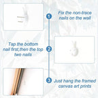 Aurlan Vintage Blue Birds and Botanical Framed Wall Art(24"x36"), 3PCS Classic Chinoiserie Audubon Bird Canvas Artwork, Large Abstract Watercolor Flowers Floral Home Decor for Bedroom Living Room