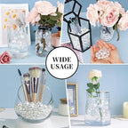 200PCS White Faux Pearls Beads for Centerpiece Vases, Vase Filler Faux Pearls, No Holes Filler Beads for Party Anniversary Birthday Wedding Table Decor, 10/14/20/30mm