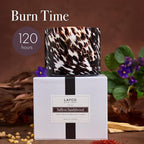 LAFCO New York Fall 3-Wick Candle, Saffron Sandalwood - 30 oz - 120-Hour Burn Time - Reusable, Hand Blown Glass Vessel - Made in The USA