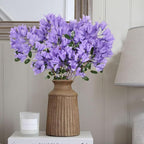 IPOPU 4Pcs Dark Purple Artificial Delphiniums, 24.8 Inch Long Stem Artificial Jacaranda Flowers for Tall Vases, Fake Delphiniums for Artificial Flower Arrangements, Home Party Decorations