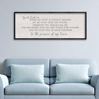 LuZhiQiang Spirit Lead Me Wall Art Decor 40"x15" Christian Scripture Sign Large Inspirational Quote Bible Verse Hanging Wooden Framed (Black)