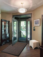 Yimobra Front Door Mat Outdoor Indoor Entrance, 100% Waterproof All-Season All Weather Doormat, Welcome Matt Outside Entry, Non Slip, Low Profile, Heavy Duty Patio Porch Floor Mats,47 x 24