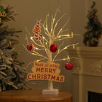 Money Tree Gift Holder, Pre-lit Birch Tree, Battery/USB Powered Light Up Display Twig Gift Card Treelight with 22 Clips and 6 Cards for Home Christmas Graduation Photo Memo