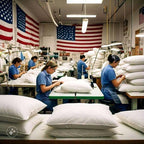 East Coast Bedding Balanced Dream 50/50 Goose Feather Down King Pillows 20x36 Inch Medium Support with 100% Cotton Shell – 2 Pack