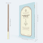 Frankincense and Myrrh Incense Sticks, Organic Hand Dipped 100 Sticks with Natural Herbs & Aromatic Ingredients, Burn Time 45 to 60 Minutes, Incense for Positivity, Yoga, Meditation, Spiritual Gift