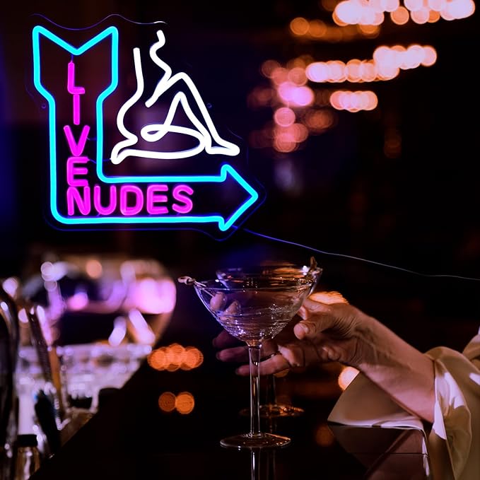 Lady Neon Signs for Wall Decor LED Neon Sign for Room Neon Light Sign for Wall Decor Birthday Party USB Powered