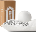 Premium Supportive & Fluffy Queen Size Bed Pillow for Side Back Stomach Sleepers, Luxury Hotel Quality Extra Soft Feather Down Alternative Filling, Cooling Smooth Cover for Sleeping, Relief Neck Pain