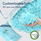 viewstar Memory Foam Pillows King Size Set of 2, Adjustable Firm Pillows for Side Back Stomach Sleepers, Shredded Gel Pillows for Sleeping 2 Pack with Washable Removable Cover 19"x 33"