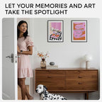 Homeforia 12x17 Picture Frame Black, High End Metal 12x17 Poster Frames with Mat 10x15 for Photo, 12 x 17 Black Frame Matted to 10 x 15 inch Print, 17x12 Thin Frame, Tempered Glass, Wall Kit, Set of 1