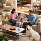 M&SENSE Ocean Escape Reed Diffuser Set - 16.9 fl oz Sea Salt Scent Diffuser with Sticks, Large Long-Lasting Fragrance Diffuser, Aromatherapy Diffuser Gift for Summer, Spa & Home Decor