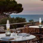 2 Pack Rustic Oil Lamp Large Vintage Glass Kerosene Lamp Chamber Oil Lamps for Indoor Use Home Decor Classic Old Hurricane Oil Lamp for Emergency Lighting 12.5''