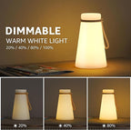 Portable Outdoor Table Lamp, Cordless Rechargeable Outdoor Table Lanterns RGB LED Lights with Remote, IP44 Water-Resistant Battery Operated Hanging Lamp for Patio Garden Camping Dining Room